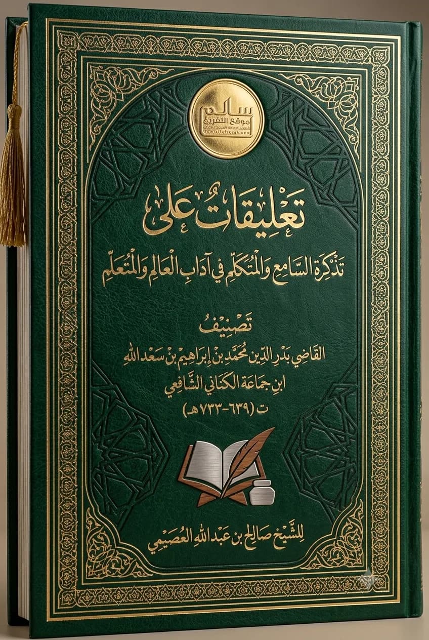 تعليقات على تذكرة السامع والمتكلم في أداب العالم والمتعلم